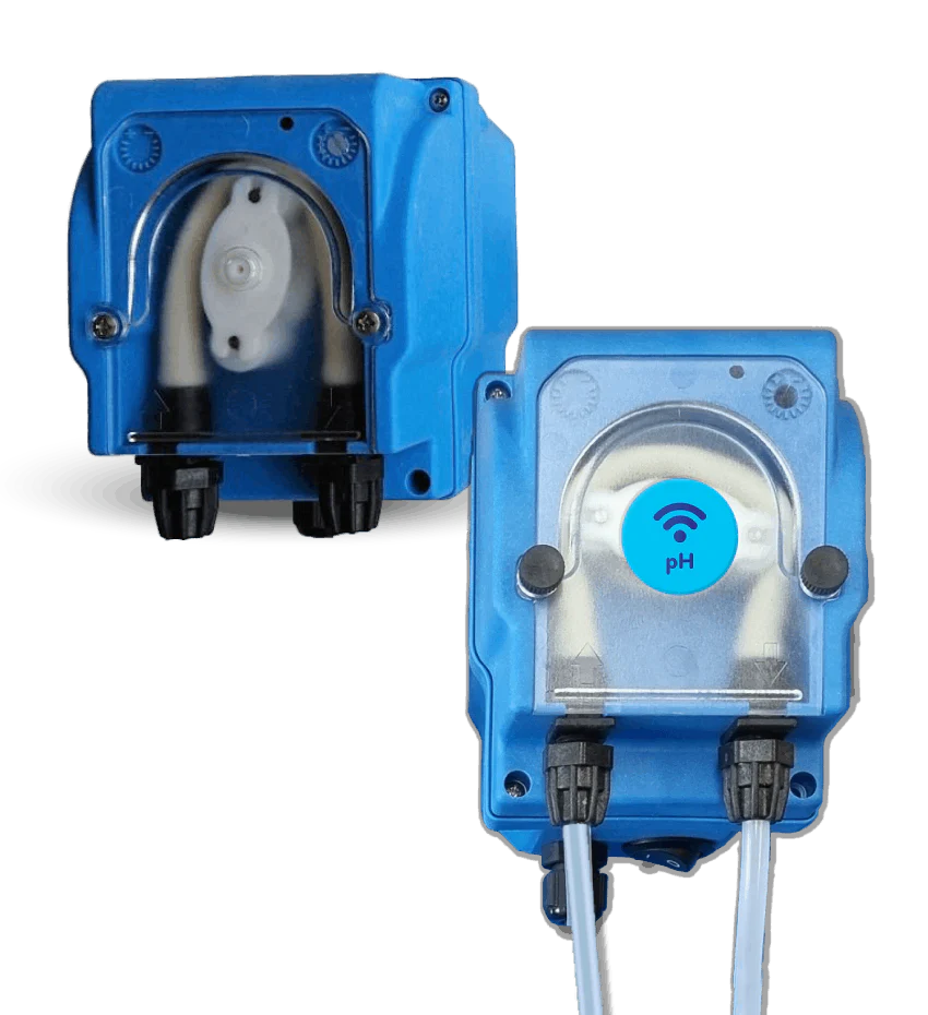 WiFiPOOL UNO pH-doseringspumpe – komplet installationssæt – svømmebassin op til 150 m³