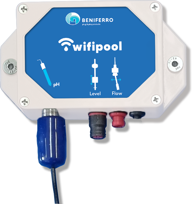 WiFiPOOL-Modul pH - Flow - Niveau