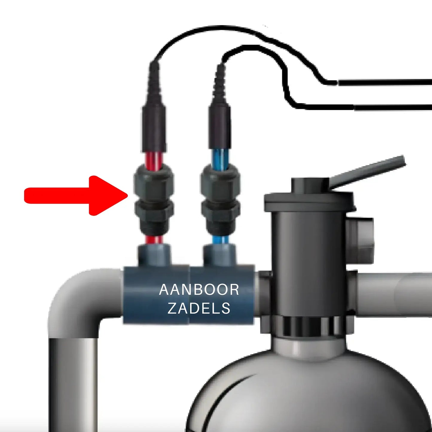 Forskruning 1/2 tommer til målesonde