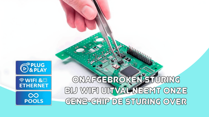 Saltelektrolyse HS gør-det-selv-sæt med pH- og RX-regulering – svømmebassin op til 100 m³