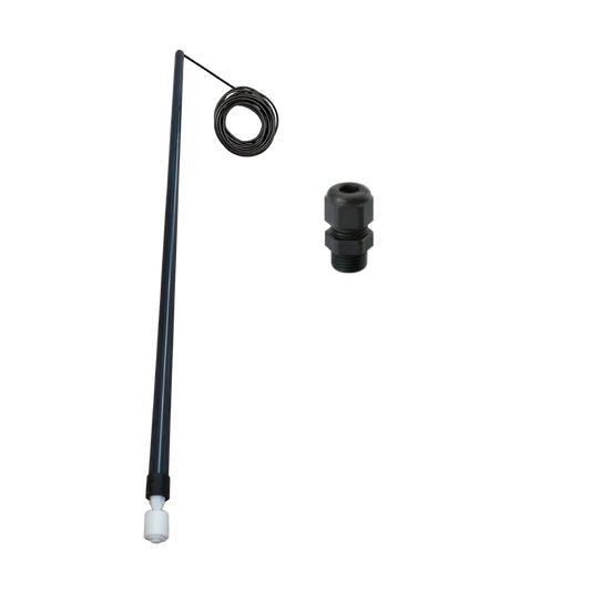 Niveau regelaar set tweedraads voor Chloor/zuur/base/pH vat  5L tweedraadsverbinding en wartel