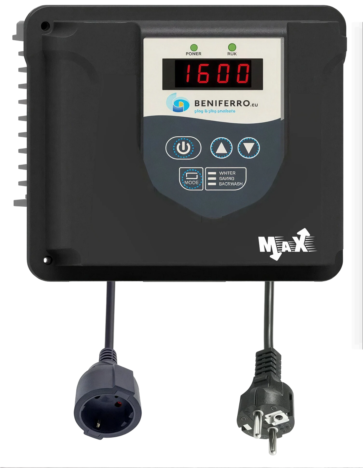 Hastighedsregulatorer MaX IP20 230V - maks. 1,12 kW (1,5 HK) pumper