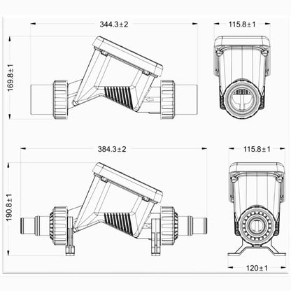 SR Saltelektrolyseenhed - swimmingpool op til 135 m³