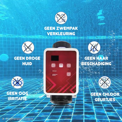 SR Saltelektrolyseenhed - swimmingpool op til 135 m³