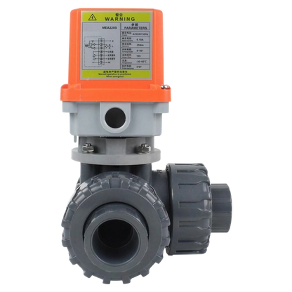 Automatisk 3-vejsventil 50/63 mm L boring med BENISOL temp kontrol - plug & play