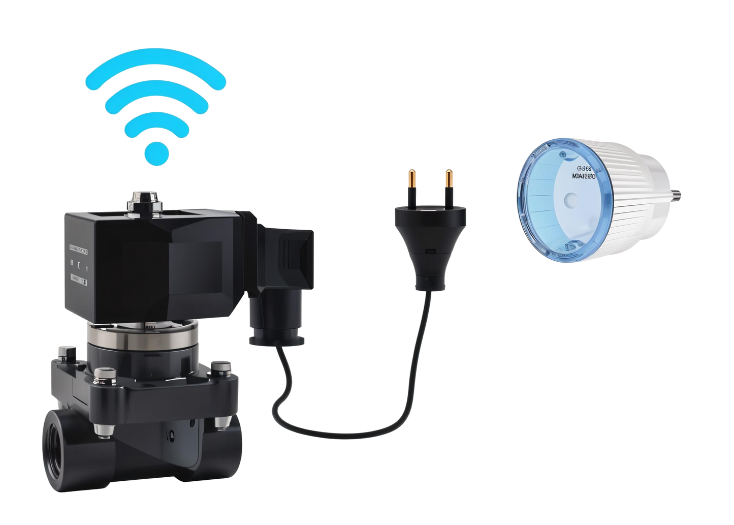 Solenoid 2-vejs-ventil 1,5 tommer V 230V - muligheder åben/lukket | inkl./ekskl. WiFiPOOL-tilslutning