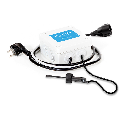 Beniflow plug&play  med flow switch 1 m og tilslutningssadel