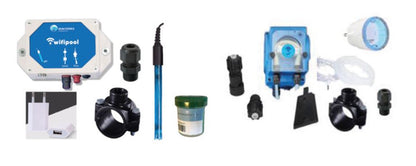 WiFiPOOL gør-det-selv-sæt med pH-regulering (inkl. tilbehør)