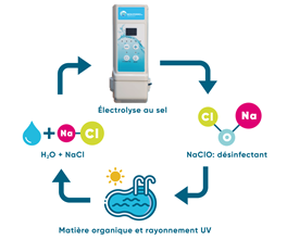 Saltelektrolyse HS gør-det-selv-sæt uden pH- og RX-regulering