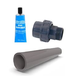 Tilslutningssæt 50 mm til Beniferro-filter