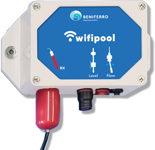 WiFiPOOL-modul RX (Redox )- Flow - Niveau