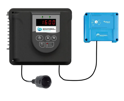 MaX Frekvensomformer IP20 230V med WiFiPOOL CONNECT PRO-controller - 1,12 kW (1,5 HK)