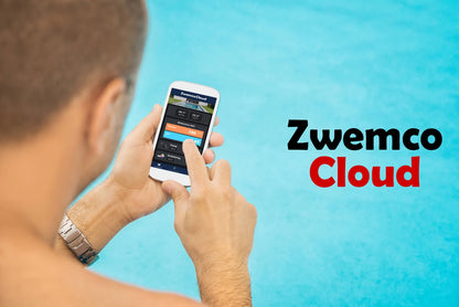 Pool Twin PRO ZwemcoCloud - flow-/niveaukontakt - 2 temp.sond., 2x 220V stik - pool op til 150m³